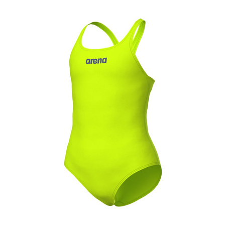Strój kąpielowy dziewczęcy Arena Girl's Team Swimsuit Swim Pro Solid Artic Lime Future Dusk 
