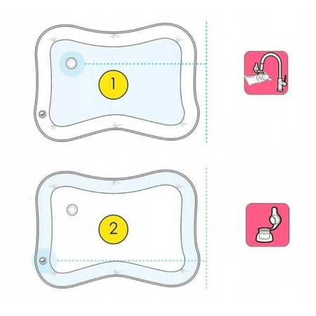 Wodna mata sensoryczna dla niemowląt Aqua-Sport