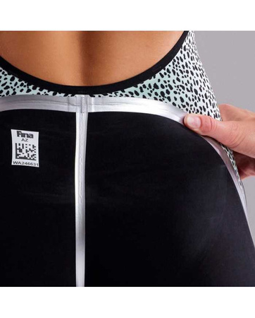 Strój startowy damski Funkita Ladies Apex Predator X Freeback Kneeskin Black Speck