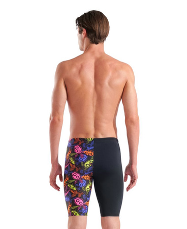 Kąpielówki spodenki męskie Arena Men's Sea Turtles Swim Jammer Black Multi