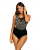 Strój kąpielowy damski jednoczęściowy Self Barbados 6 Black Print