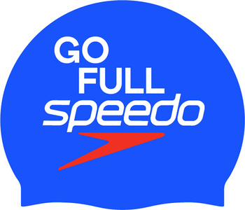 Czepek pływacki na basen unisex Speedo Slogan Blue