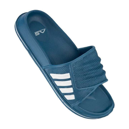 Klapki basenowe Aqua-Sport Adisport Unisex Blue White