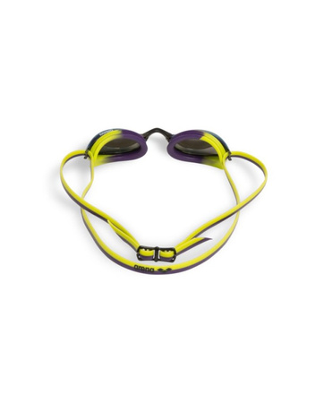 Okulary pływackie na basen Arena Python Mirror Violet Plum Artic Lime