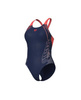 Strój kąpielowy damski Arena Women's Gleam V Back Navy Calypso Coral