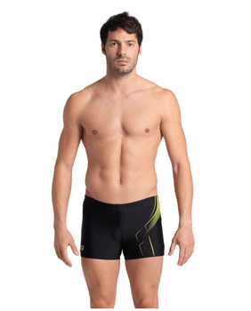 Kąpielówki bokserki męskie Arena Men's Dive Swim Short Black Soft Green