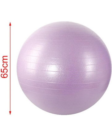 Piłka gimnastyczna do ćwiczeń pilatesu KMT Style Fitness Purple