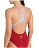 Strój kąpielowy damski Arena Women's Foggy Dots Swim Pro Back Red Onion Seafoam