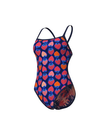Strój kąpielowy damski jednoczęściowy Arena Women's Reversible Swimsuit Challenge Back Navy Multi