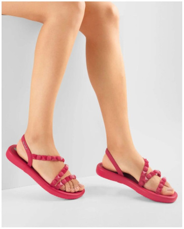 Sandałki damskie Ipanema Meu Sol Flatform AD Dark Pink Green