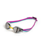 Okulary pływackie na basen Arena Python Mirror Silver White Fuchsia