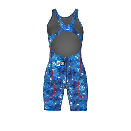 Damski strój startowy Arena Women's Powerskin ST Next Le Open Back Splashy Multicolor