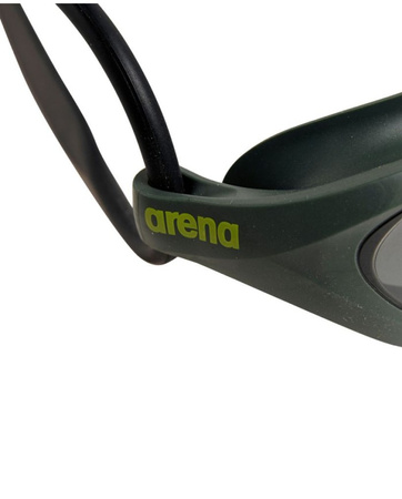 Okulary pływackie na basen Arena 365 Goggles Smoke Deep Green Black
