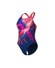 Strój kąpielowy damski Arena Women's Funny Spot V Back Navy Multi Calypso Coral