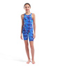 Dziewczęcy strój startowy Arena Girl's Powerskin ST Next LE Open Back Junior Splashy Multicolor 
