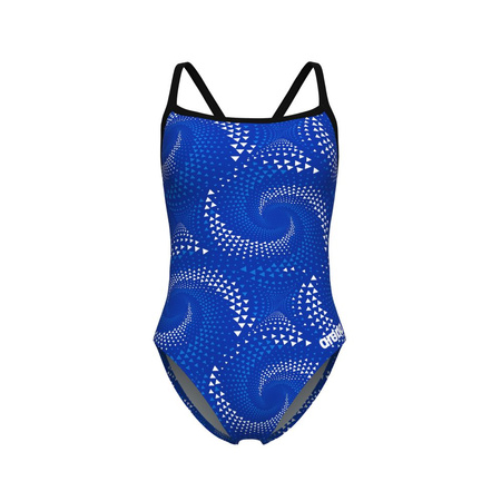 Strój kąpielowy damski Arena Women's Fireflow Swimsuit Challenge Black Team Royal