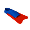 Płetwy treningowe do pływania Aqua-Sport Blade Short Fins Red