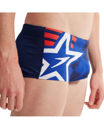 Kąpielówki męskie spodenki kąpielowe Speedo Placement Digital Black Blue