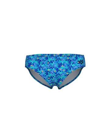 Kąpielówki slipy męskie Arena Men's Pooltiles Brief Blue Multi