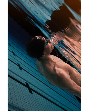 Okulary pływackie na basen Arena Cobra Edge Swipe Smoke White Gold