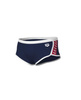Spodenki kąpielowe męskie Arena Men's Icons Swim Low Waist Short Solid Navy White Red Multi