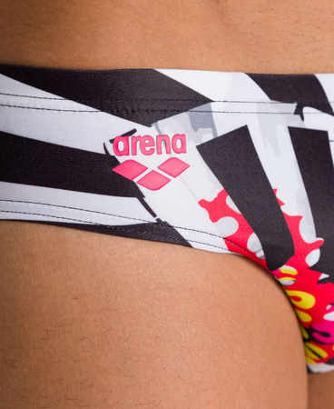 Kąpielówki slipy męskie Arena Men's One Akina Brief Multi Black