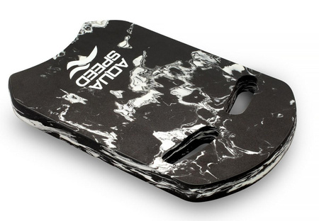Deska treningowa do pływania Aqua Speed Kickboard Uni Swirl Black