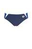 Męskie kąpielówki slipy Arena Men's Double Side Panels Brief Navy Neon Blue White