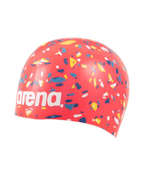 Czepek pływacki Arena Poolish Moulded Confetti Red