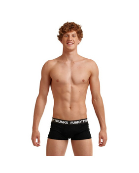 Bielizna męska bokserki spodenki bawełniane Funky Trunks Black Attack
