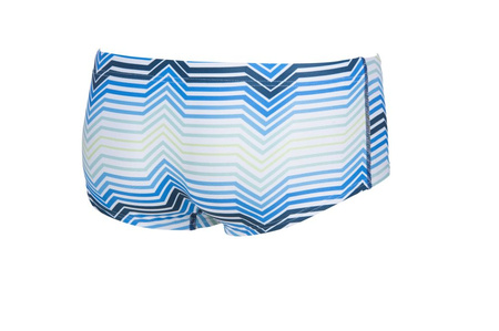 Kąpielówki męskie Arena Men's Multicolor Stripes Low Waist Short Navy Multi