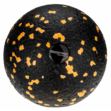 Zestaw do masażu Aqua-Sport Powerstrech Wałek + Piłka + Duoball Black Orange