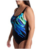 Strój kąpielowy damski Arena Women's Plus Size Talea U Back Black Multi