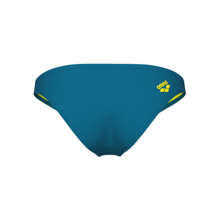 Dół od stroju kąpielowego damski Arena Women's Real Brief Blue Cosmo Yellow Star