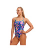 Strój kąpielowy jednoczęściowy damski Funkita Ladies Diamond Be Square