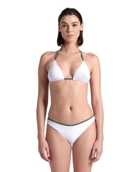 Strój kąpielowy damski Arena Women's Profile String Bikini Triangle White Sage