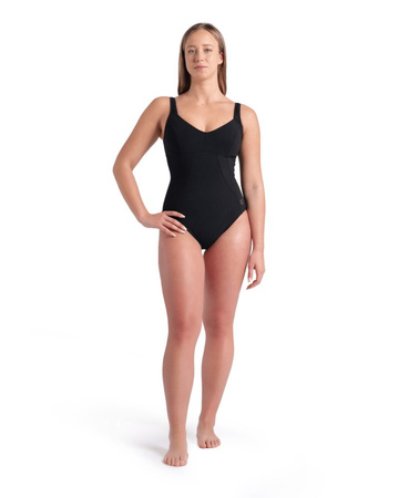 Strój kąpielowy damski jednoczęściowy Arena Women's Vertigo One Piece R Black