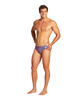 Kąpielówki slipy męskie Arena Men's Fundamentals Allover Brief Royal Multi