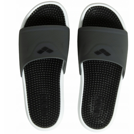 Klapki basenowe Arena Marco X Grip Hook Dark Grey Black White
