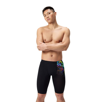 Kąpielówki męskie spodenki kąpielowe Speedo Placement Printed Black