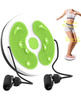 Deska twist board do ćwiczeń Twist Waist Disc Balance 27,5 x 4,5 cm Green