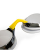 Okulary pływackie na basen Arena Python Mirror Silver White Fuchsia