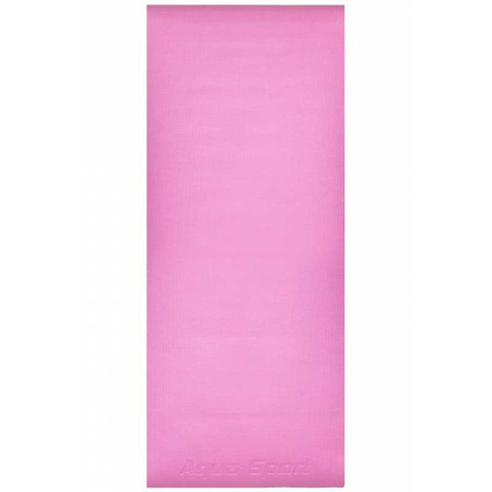 Mata do ćwiczeń jogi Aqua-Sport Powerstrech Yoga Pro Pink