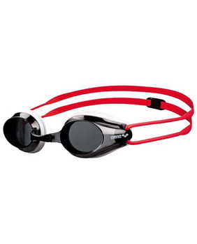 Okulary pływackie dla dzieci na basen Arena Tracks Smoke Red