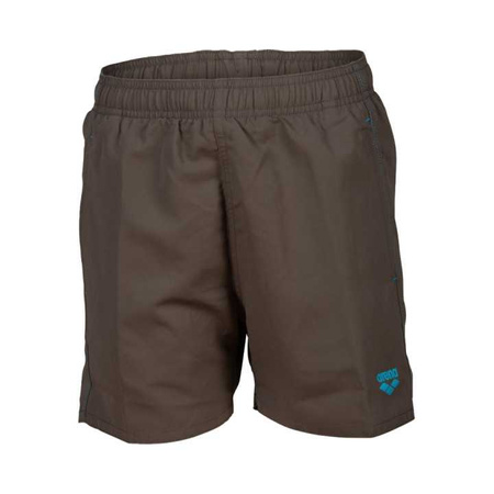 Spodenki szorty chłopięce Arena Boy's Beach Boxer Solid Junior Dark Olive Turquoise
