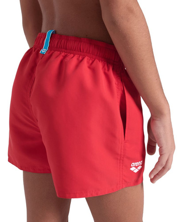 Szorty kąpielówki chłopięce Arena Boy's Beach Short Logo Red White