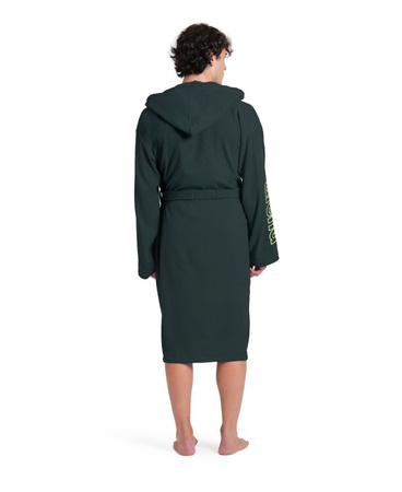 Szlafrok kąpielowy unisex Arena Zeppelin Light Robe Dark Sage Arctic Lime