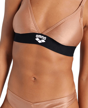 Strój kąpielowy damski dwuczęściowy Arena Women's Logo Tape Bikini Triangle