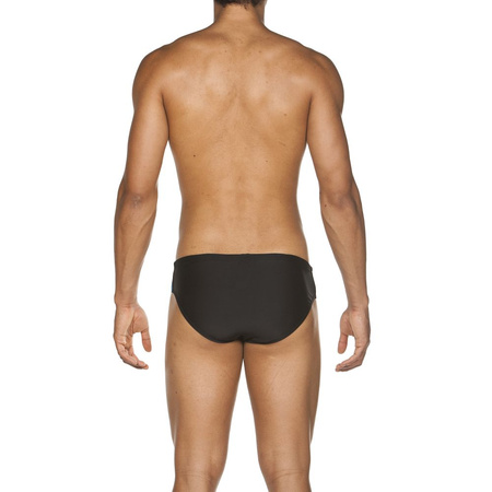 Kąpielówki slipy męskie Arena Men's Ren Brief Black Pix Blue Turquoise