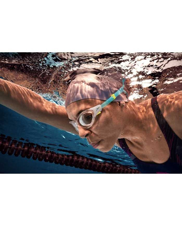 Okulary do pływania dla kobiet Speedo Biofuse 2.0 Female Fit Goggle Clear Blue